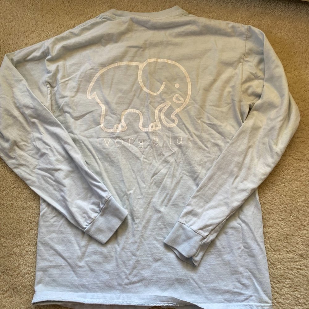 Ivory Ella Long Sleeve Pocket T-Shirt